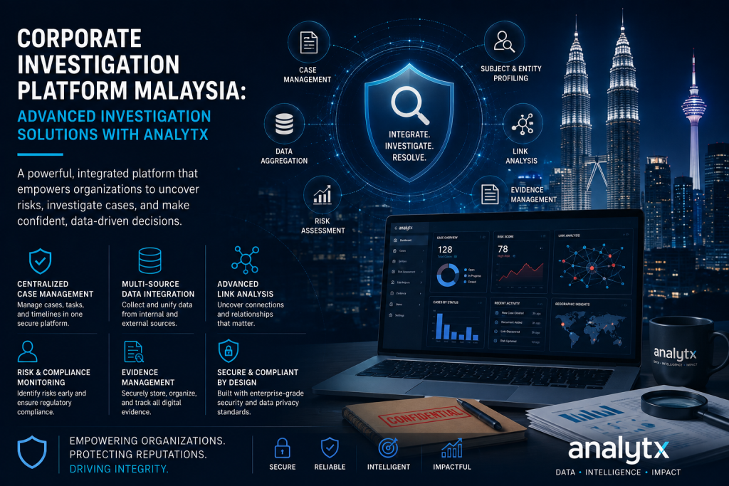 Corporate Investigation Platform Malaysia: Advanced Investigation Solutions with Analytx