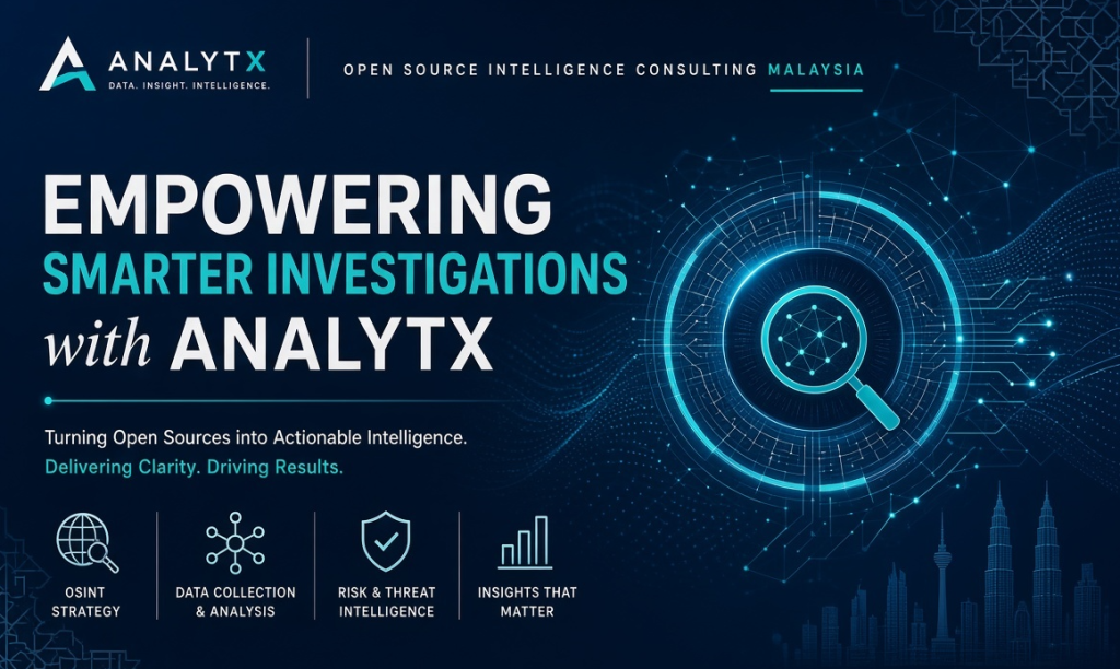 Open Source Intelligence Consulting Malaysia: Empowering Smarter Investigations with Analytx