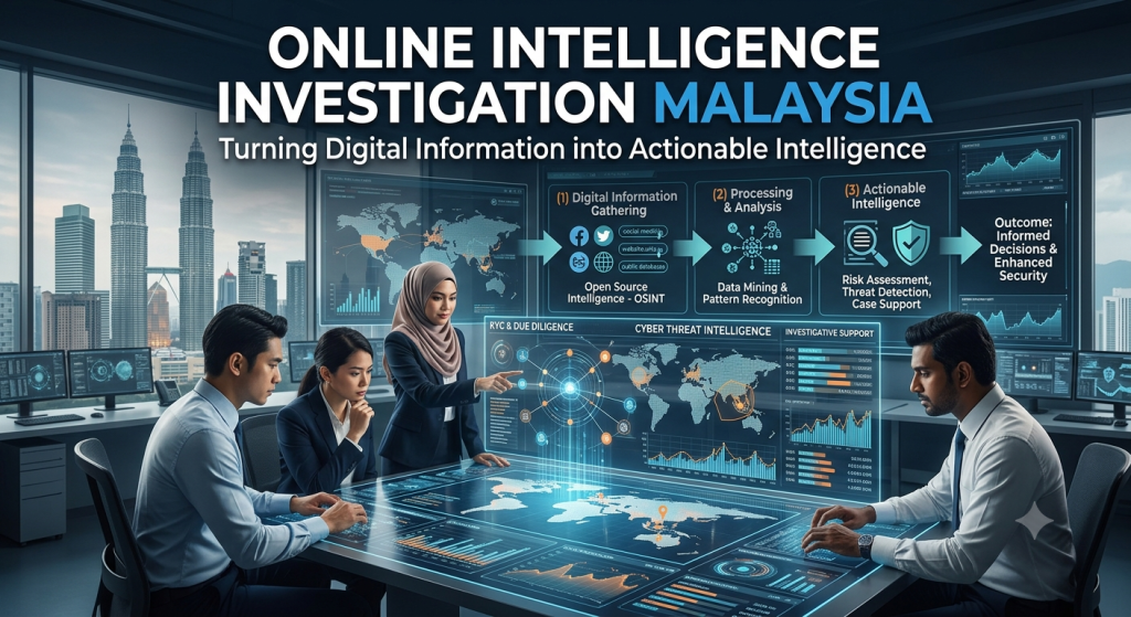 Online Intelligence Investigation Malaysia: Turning Digital Information into Actionable Intelligence